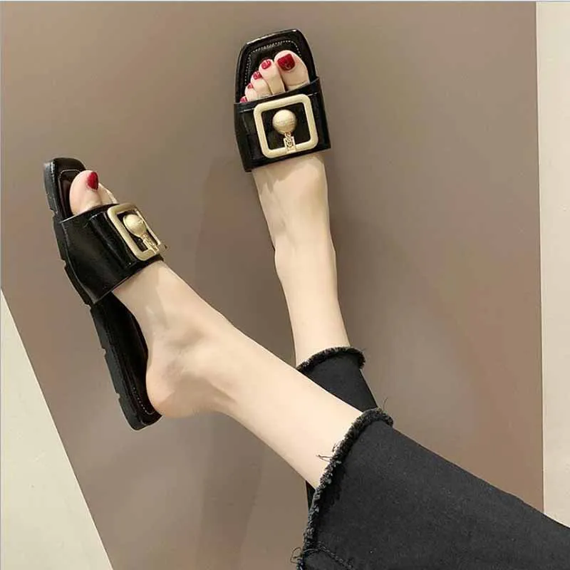 New women slippers pu leather 4.2cm square heels slipper open toe women sandals pink blue yellow ladies casual shoes woman
New women slippers pu leather 4.2cm square heels slipper open toe women sandals pink blue yellow ladies casual shoes woman