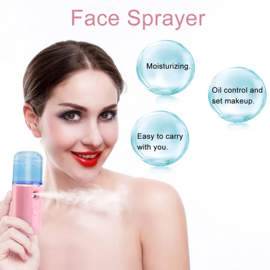 Skin Care Machine Portable Mist Sprayer Face Humidifier Steamer Cosmetic Moisturizing Tool 30ml Face Cleaning Massage Relax
Skin Care Machine Portable Mist Sprayer Face Humidifier Steamer Cosmetic Moisturizing Tool 30ml Face Cleaning Massage Relax