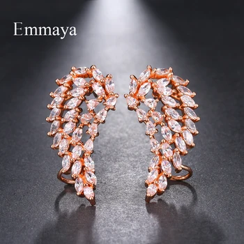 Emmaya Brand Fashion Luxury AAA Cubic Zircon Multicolor Wing Shape Earrings for Women Wedding Birthday Jewelry Party Gift
Emmaya Brand Fashion Luxury AAA Cubic Zircon Multicolor Wing Shape Earrings for Women Wedding Birthday Jewelry Party Gift