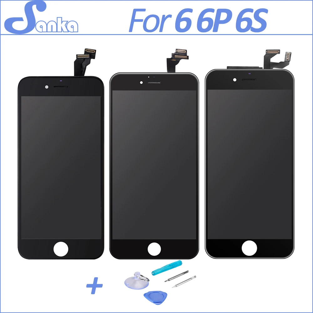 Grade AAA For iPhone 6 6S Plus LCD Display With 3D Touch Screen Digitizer Replacement Assembly No Dead Pixel Black White & Tools
Grade AAA For iPhone 6 6S Plus LCD Display With 3D Touch Screen Digitizer Replacement Assembly No Dead Pixel Black White & Tools