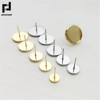 BASEHOME 20pcs/lot Gold Color Stainless Steel Earring Settings Blank Base Fit 6-20mm Cabochoon Cameo DIY Earrings Ear Jewelry
BASEHOME 20pcs/lot Gold Color Stainless Steel Earring Settings Blank Base Fit 6-20mm Cabochoon Cameo DIY Earrings Ear Jewelry