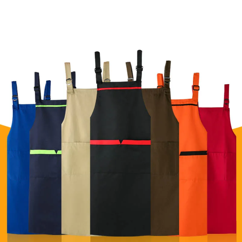 Korean fashion cotton waterproof barber coffee tea shop kitchen cooking overalls female
Korean fashion cotton waterproof barber coffee tea shop kitchen cooking overalls female