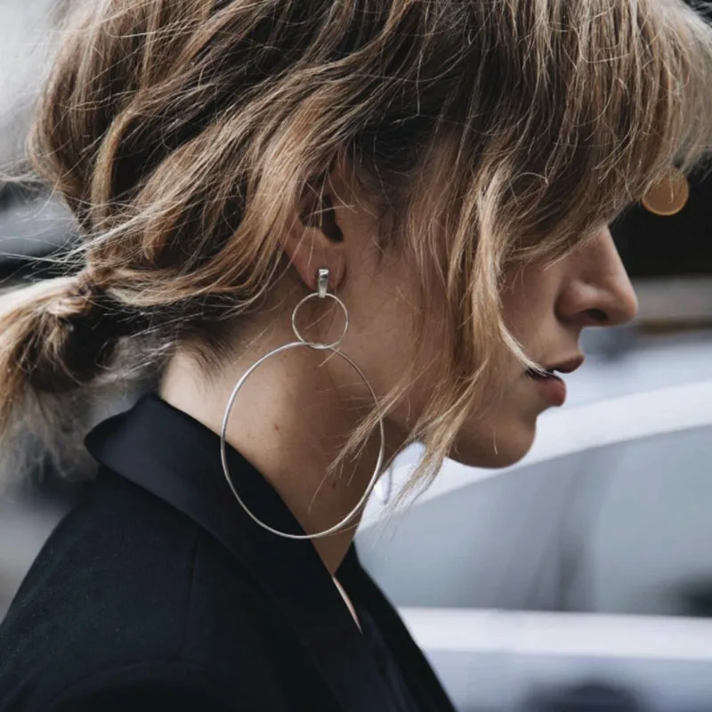 New big round metal pendant earrings ladies fashion ladies earrings Vintage Brincos statement accessories 2019
New big round metal pendant earrings ladies fashion ladies earrings Vintage Brincos statement accessories 2019