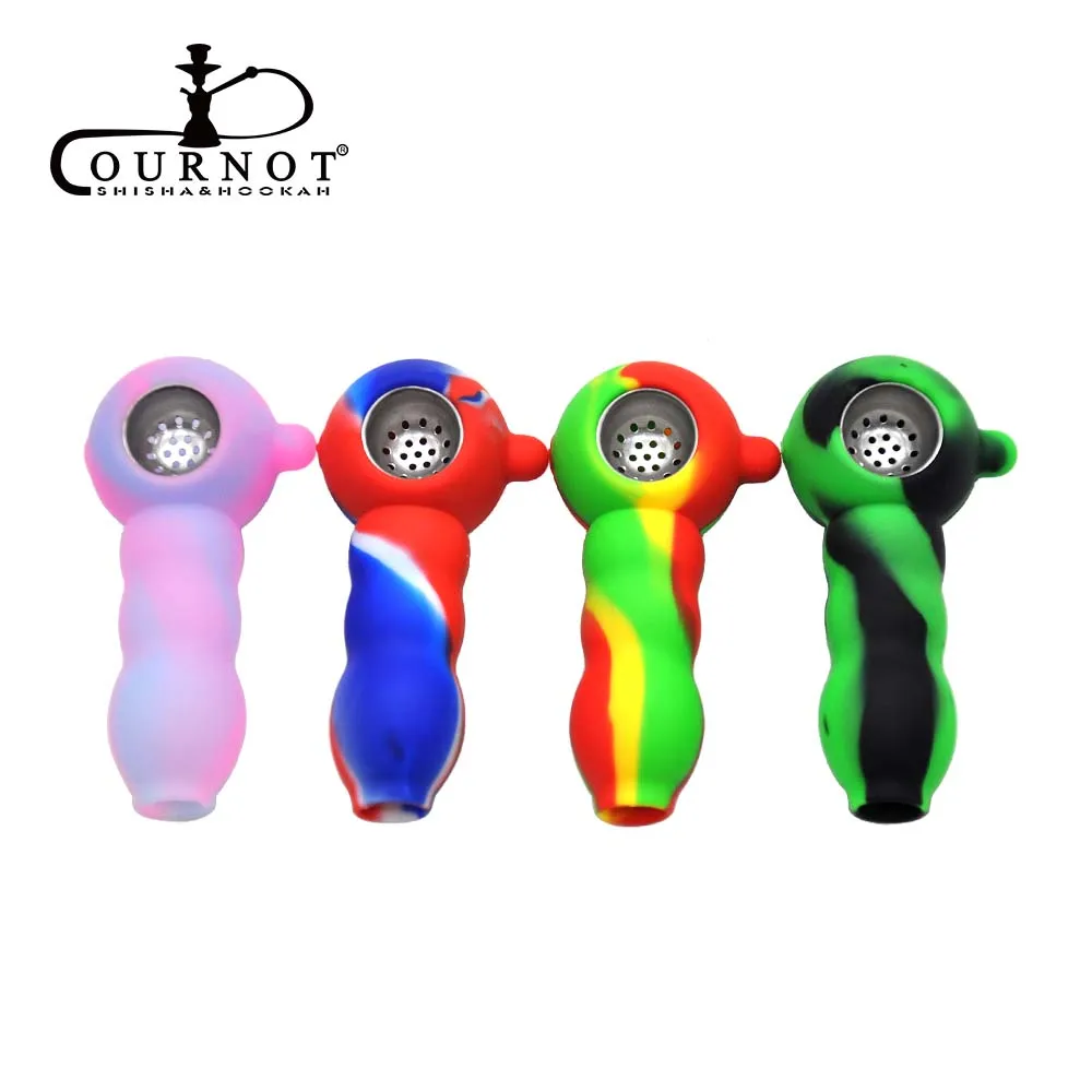 COURNOT Silicone Tobacco Pipes Silicone Smoking Pipes VS Glass Water Pipes Glass Herb Smoking Pipe Smoking Accessories
COURNOT Silicone Tobacco Pipes Silicone Smoking Pipes VS Glass Water Pipes Glass Herb Smoking Pipe Smoking Accessories