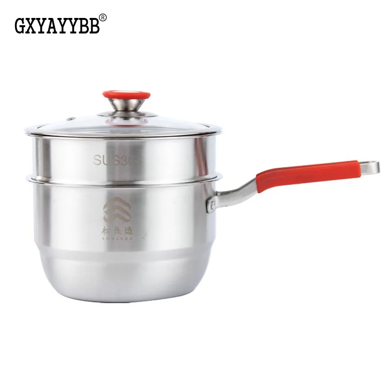 304 Stainless Steel Milk Pan Soup Pot Steamer 18cm Mini Pot Kitchen Tools Silica Gel Handle Kitchen Gadget Gas Cooker Universal
304 Stainless Steel Milk Pan Soup Pot Steamer 18cm Mini Pot Kitchen Tools Silica Gel Handle Kitchen Gadget Gas Cooker Universal