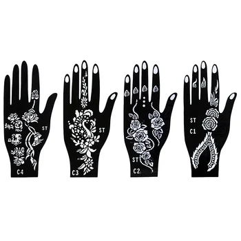 Flower lace finger deck mold Henna tattoo palm template India Nepal flash spray gun female hand paint Mehndi tattoo template
Flower lace finger deck mold Henna tattoo palm template India Nepal flash spray gun female hand paint Mehndi tattoo template