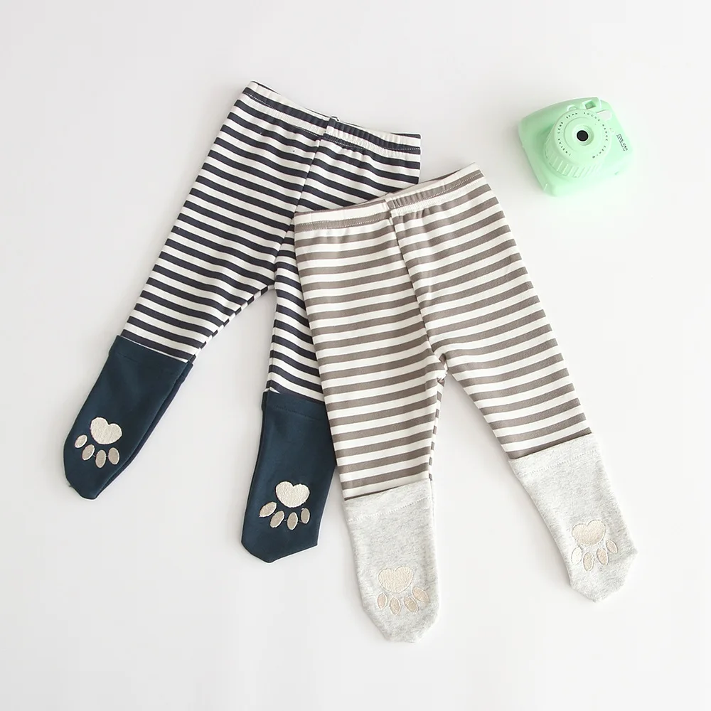 1758 New Autumn Baby Cotton Stripe Stitching Machine Embroidered Pantyhose Infant And Young Children's Korean Legging Pants
1758 New Autumn Baby Cotton Stripe Stitching Machine Embroidered Pantyhose Infant And Young Children's Korean Legging Pants