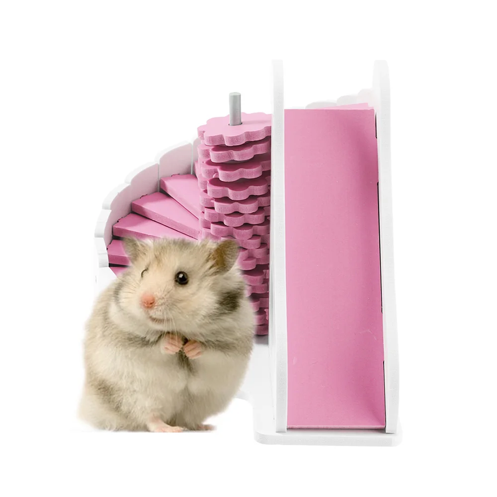 Cute Hamster Nest House for Hamster Cage Pet Toys circular slide Balcony hamster cage Wooden Nest Ecological Board House Toy
Cute Hamster Nest House for Hamster Cage Pet Toys circular slide Balcony hamster cage Wooden Nest Ecological Board House Toy