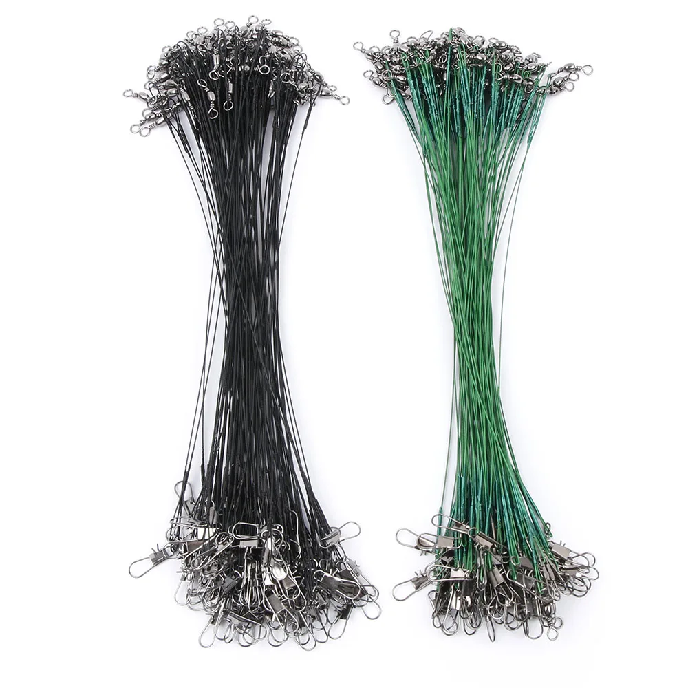 New 100pc high quality 100pc 14kg Tensile Anti-bite Leader Steel Wire Fishing String Line With Hook for Carp fishing Hot
New 100pc high quality 100pc 14kg Tensile Anti-bite Leader Steel Wire Fishing String Line With Hook for Carp fishing Hot