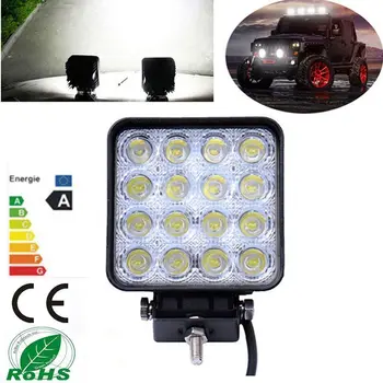 48W 12V LED Work Light Waterproof Off road Boat Truck Car LED Driving Light Flood Beam Spotlight Car Headlight Square Fog Lamp
48W 12V LED Work Light Waterproof Off road Boat Truck Car LED Driving Light Flood Beam Spotlight Car Headlight Square Fog Lamp