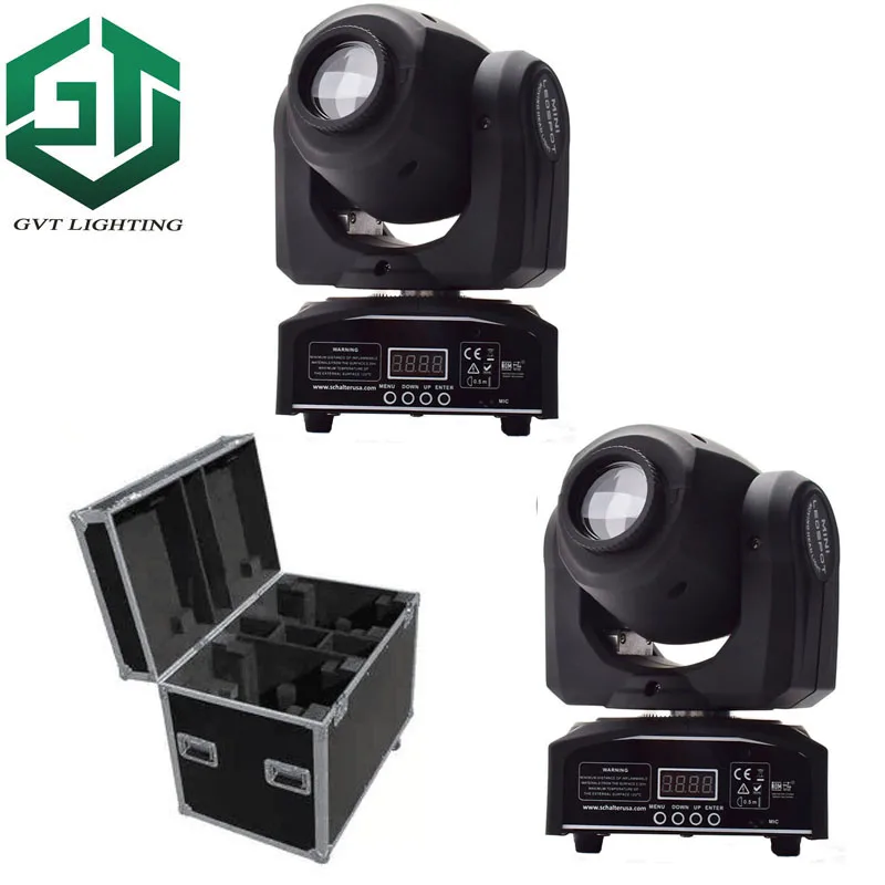 Flight case packing 2pcs 30w DMX mini gobo projector spot led moving head High quality 30W Party disco stage light factory sale
Flight case packing 2pcs 30w DMX mini gobo projector spot led moving head High quality 30W Party disco stage light factory sale