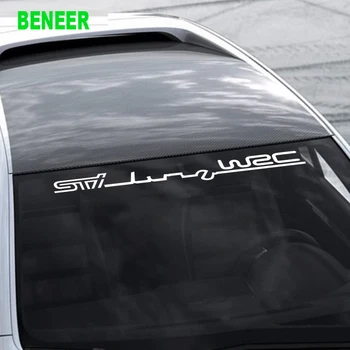

3 Colors car windscreen windshield Sticker for SUBARU BRZ XV LEGACY Forester Outback Rally WRX WRC Impreza