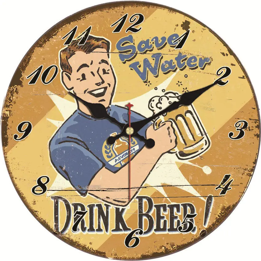 WONZOM Vintage Wall Clock Man Drink Bear Design Relogio De Parede Large Silent For Living Room Saat Decor Kitchen Watch Wall
WONZOM Vintage Wall Clock Man Drink Bear Design Relogio De Parede Large Silent For Living Room Saat Decor Kitchen Watch Wall