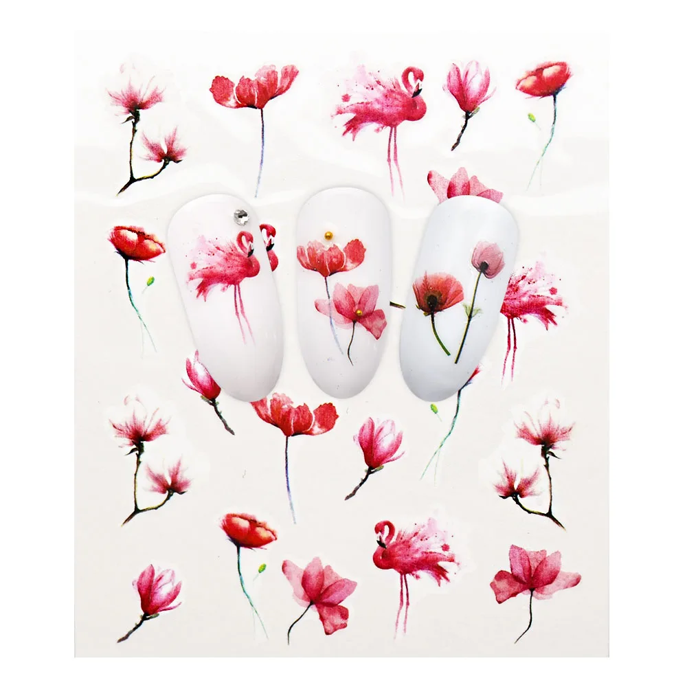 1 Sheet Floral Slider Water Nail Stickers Decal For Nail Art Transfer Tattoo Flamingo Leaf Nail Art Decorations ZJT4026
1 Sheet Floral Slider Water Nail Stickers Decal For Nail Art Transfer Tattoo Flamingo Leaf Nail Art Decorations ZJT4026