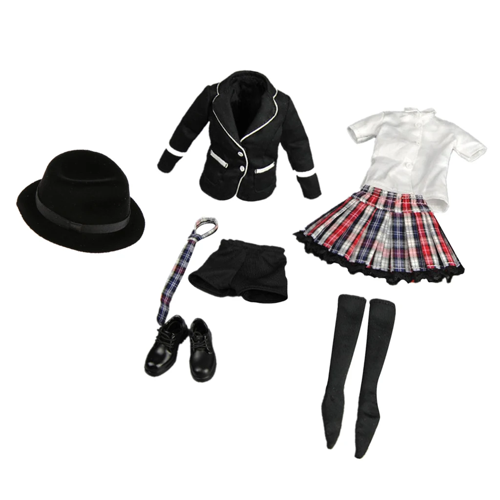 MagiDeal 1/6 Scale Female Rude Body JK Uniforms Students Clothes Suits Bowler Hat Outfits for 12'' Phicen Kumik Action Figure
MagiDeal 1/6 Scale Female Rude Body JK Uniforms Students Clothes Suits Bowler Hat Outfits for 12'' Phicen Kumik Action Figure