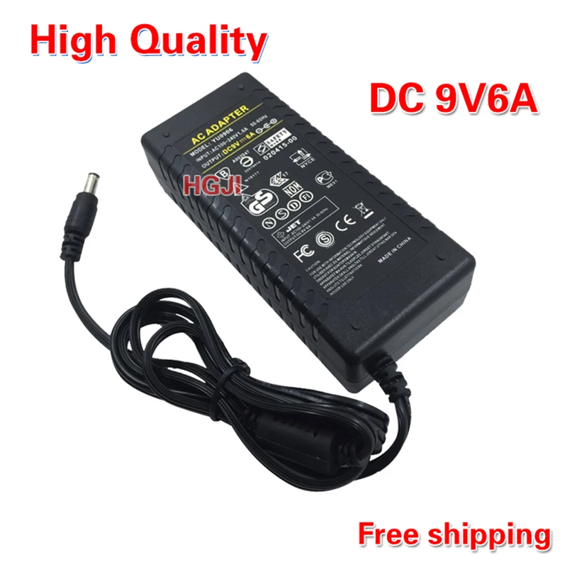1PCS Free Shipping AC/DC Adapte 9v 6A adapter charger switch power supply DC 9v 6a converter DC5.5*2.5mm /2.1mm
1PCS Free Shipping AC/DC Adapte 9v 6A adapter charger switch power supply DC 9v 6a converter DC5.5*2.5mm /2.1mm