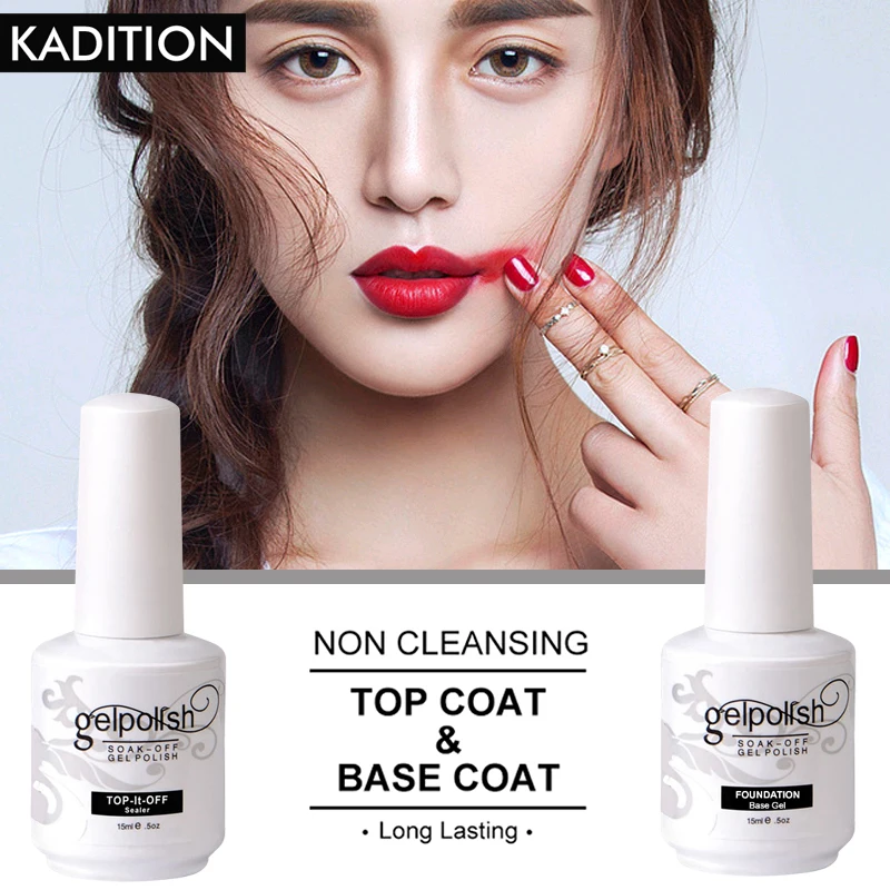 KADITION Top Base Coat Gel Nail Polish Manicure UV Gel Nail Basecoat Color Gel Polish Soak Nail Gel From Top Layer Gel Varnish
KADITION Top Base Coat Gel Nail Polish Manicure UV Gel Nail Basecoat Color Gel Polish Soak Nail Gel From Top Layer Gel Varnish