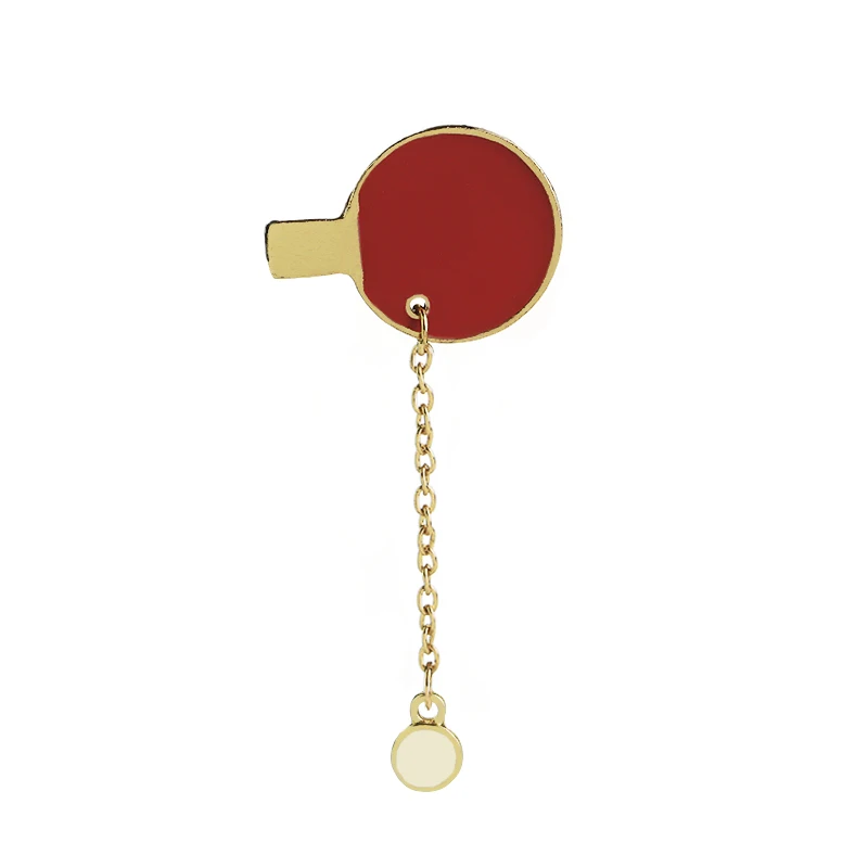 Table tennis racket pins Badminton racket broches pingpong enamel brooch Badminton sports enthusiasts pin chain for sport lover
Table tennis racket pins Badminton racket broches pingpong enamel brooch Badminton sports enthusiasts pin chain for sport lover