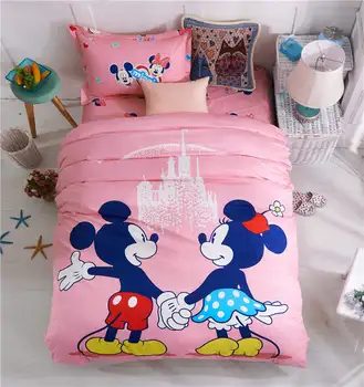 mickey and minnie bedding set single twin double size bedspreads 100% cotton woven bed sheets covers girls children's bedroom
mickey and minnie bedding set single twin double size bedspreads 100% cotton woven bed sheets covers girls children's bedroom