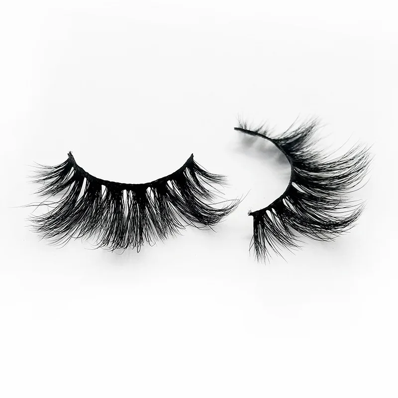 

25mm Eyelashes 5D Mink False Eyelashes Crisscross Strands Cruelty Free High Volume Mink Lashes Soft Dramatic Eye lash