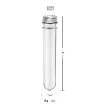 50pcs 40ml transparent mask bath salt test plastic tube with aluminum cap empty clear pet cosmetic tube bottle free shipping 
50pcs 40ml transparent mask bath salt test plastic tube with aluminum cap empty clear pet cosmetic tube bottle free shipping