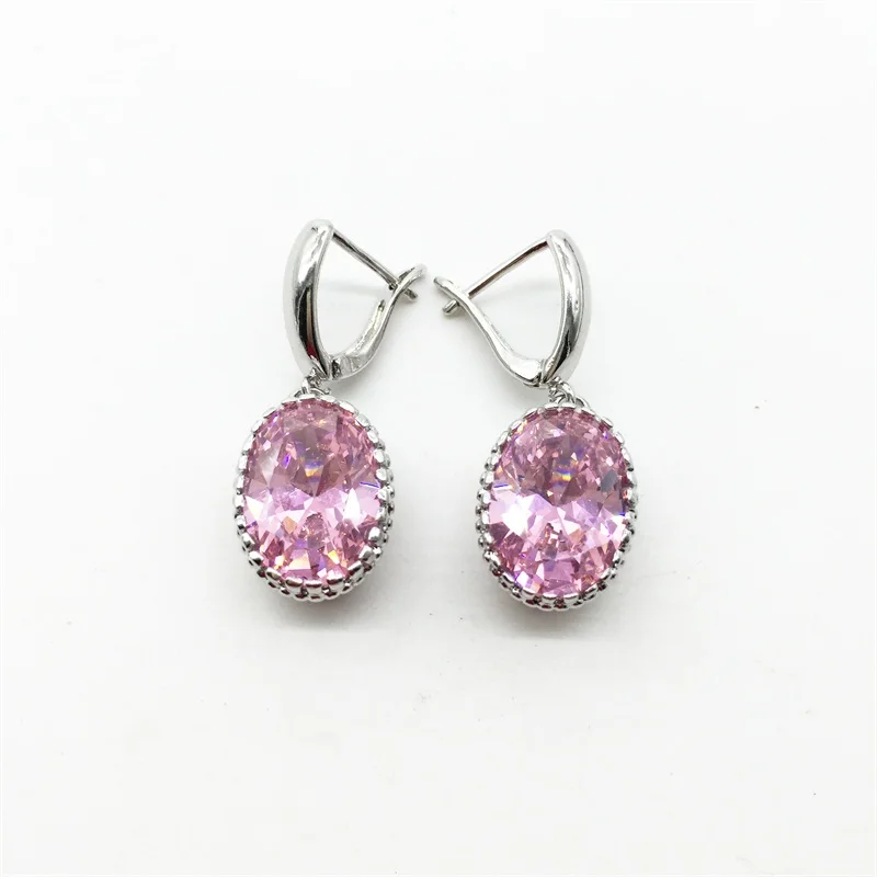 Classic Pink Crown Design Cubic Zircon Women's 925 Silver Jewelry Earrings Free Shipping
Classic Pink Crown Design Cubic Zircon Women's 925 Silver Jewelry Earrings Free Shipping