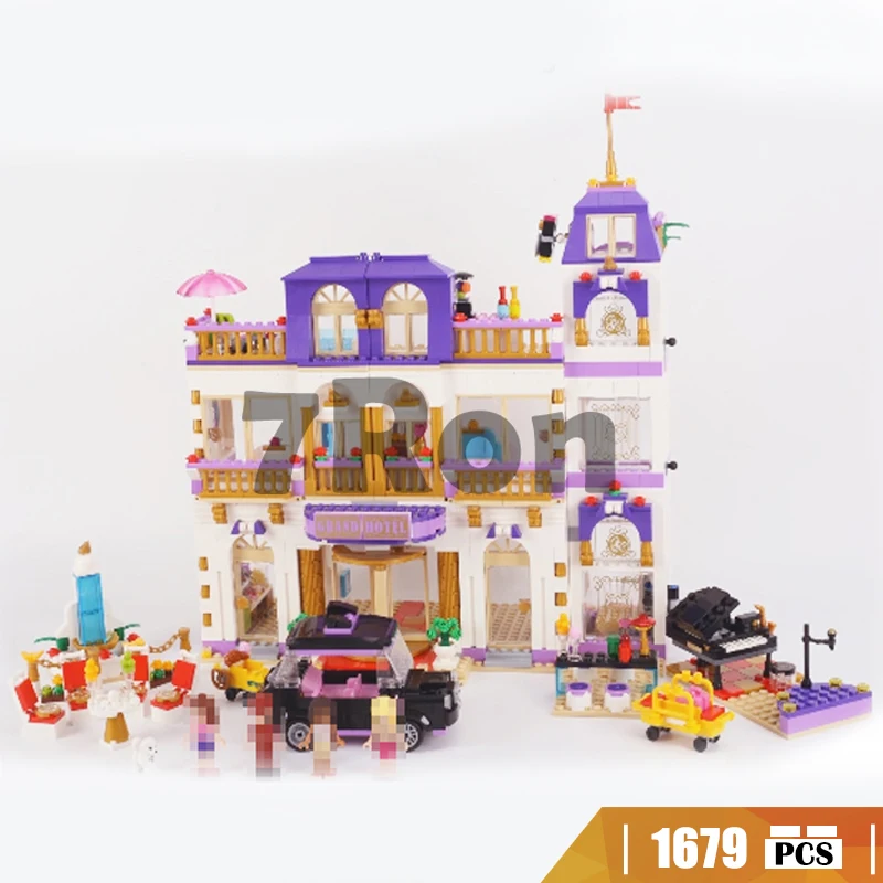 1587Pcs Heartlake Grand Hotel Model Building Blocks Bricks 01045 toys hobbies for girl Gift compatible with lego friends 41101 
1587Pcs Heartlake Grand Hotel Model Building Blocks Bricks 01045 toys hobbies for girl Gift compatible with lego friends 41101