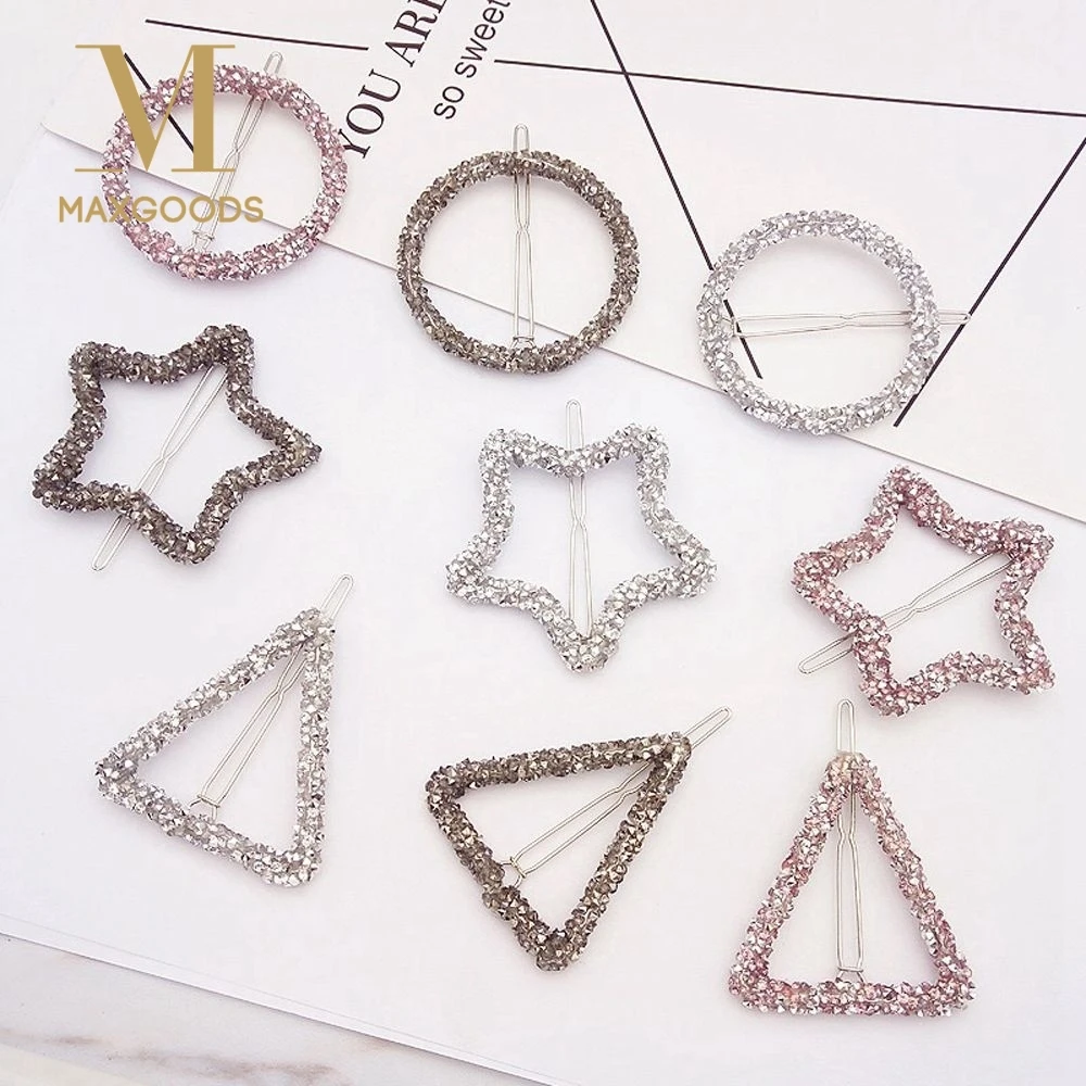 1 Pcs Fashion Star Triangle Round Shape Chic Crystal Rhinestones Hairpin Women Girls Women Hair Clips Barrettes Hair Accessories
1 Pcs Fashion Star Triangle Round Shape Chic Crystal Rhinestones Hairpin Women Girls Women Hair Clips Barrettes Hair Accessories