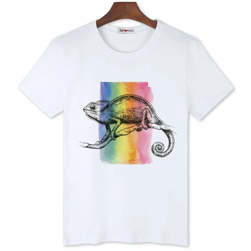 BGtomato Colorful tshirt chameleon t shirt men fashion hip hop t shirt original tee shirt homme men clothes
BGtomato Colorful tshirt chameleon t shirt men fashion hip hop t shirt original tee shirt homme men clothes