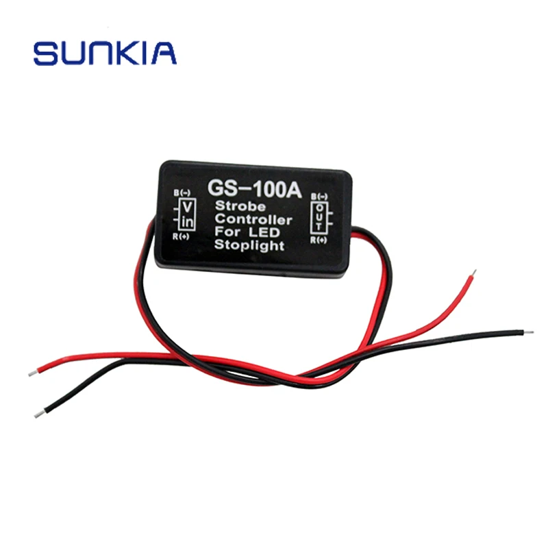 SUNKIA 1pcs Brake Lights Strob Controller LED Tail Light Controller Box with Fast and Slow Flash Warming Function
SUNKIA 1pcs Brake Lights Strob Controller LED Tail Light Controller Box with Fast and Slow Flash Warming Function