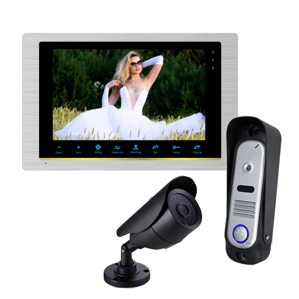 Homefong HD Home 1200TVL 10 Inch Video Door Phone System Door Intercom Doorbell Camera 10" Indoor Phone and Video Doorbell Unit
Homefong HD Home 1200TVL 10 Inch Video Door Phone System Door Intercom Doorbell Camera 10" Indoor Phone and Video Doorbell Unit