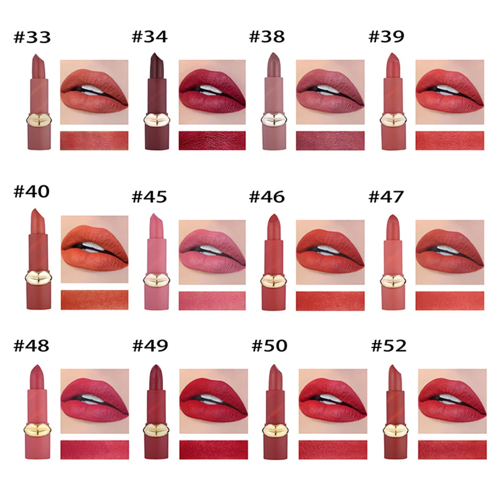 MISS ROSE 12 Colors Matte Waterproof Lipstick Long Lasting Lip Cosmetic Lip Glaze Beauty Makeup Fashion Lip Gloss Maquiagem Hot
MISS ROSE 12 Colors Matte Waterproof Lipstick Long Lasting Lip Cosmetic Lip Glaze Beauty Makeup Fashion Lip Gloss Maquiagem Hot