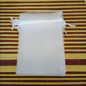 500pcs/ 11x16 13x18 15x20 17x23 cm White Fabrics Organza Bags Jewelry Gift Drawstring Packaging Bags Apply to Wedding/Birthday
500pcs/ 11x16 13x18 15x20 17x23 cm White Fabrics Organza Bags Jewelry Gift Drawstring Packaging Bags Apply to Wedding/Birthday
