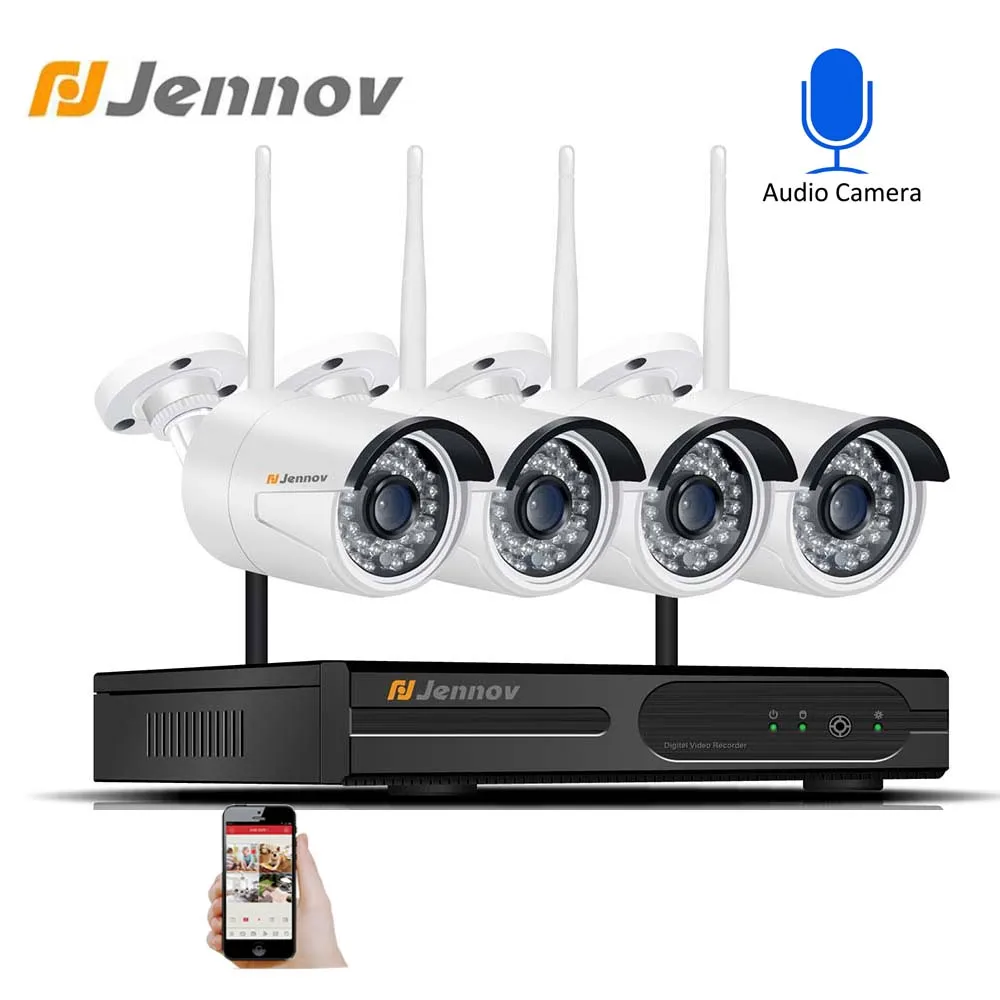 Jennov 4CH 2MP1080P Home Security CCTV Wireless Camera P2P IP Camera Indoor Outdoor Security System Video Surveillance NVR Wifi
Jennov 4CH 2MP1080P Home Security CCTV Wireless Camera P2P IP Camera Indoor Outdoor Security System Video Surveillance NVR Wifi