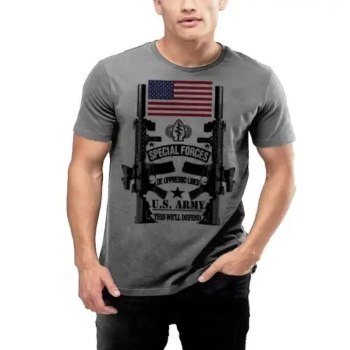 Army Special Forces T-Shirt US Flag Men Cotton Tee Oppresso Liber Black military
Army Special Forces T-Shirt US Flag Men Cotton Tee Oppresso Liber Black military