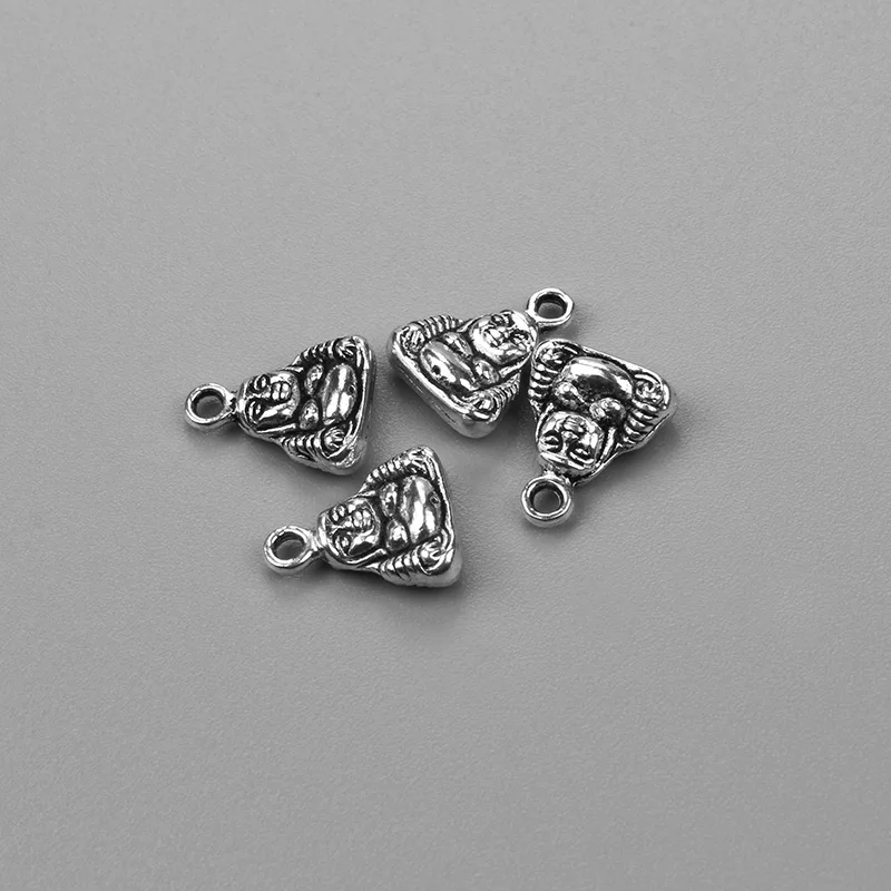 10pc/lot 14*10mm Buddha Charms Zinc Alloy Antique Silver Pendants Accessories For DIY Necklace Bracelet Jewelry
10pc/lot 14*10mm Buddha Charms Zinc Alloy Antique Silver Pendants Accessories For DIY Necklace Bracelet Jewelry