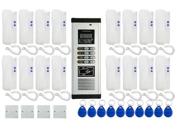 XinSiLu Press Direct dialing non-visual building intercom system 16-apartments audio door phone,,ID card&Password Unlocking
XinSiLu Press Direct dialing non-visual building intercom system 16-apartments audio door phone,,ID card&Password Unlocking