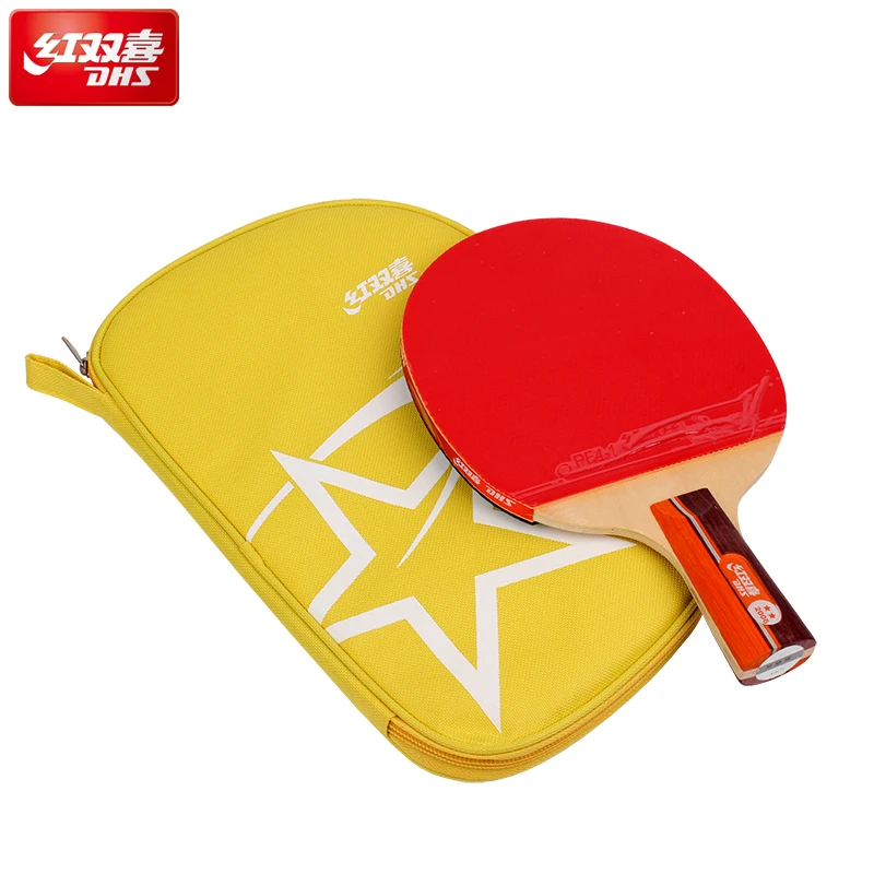 DOUBLE HAPPINESS DHS Table tennis racket Double pimples-in rubber Ping Pong Racket LOOP Raquete De Ping Pong
DOUBLE HAPPINESS DHS Table tennis racket Double pimples-in rubber Ping Pong Racket LOOP Raquete De Ping Pong