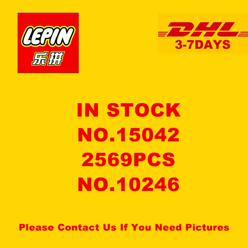 LEPIN 15042 2569Pcs Corner Garage 10264 Model Building Bricks Creator Kid Toy Compatible Legoing Christmas Children Toys Gift
LEPIN 15042 2569Pcs Corner Garage 10264 Model Building Bricks Creator Kid Toy Compatible Legoing Christmas Children Toys Gift