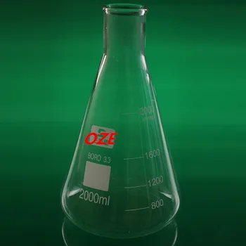 1PCS Narrow Neck Borosilicate Glass Conical Erlenmeyer Flask For Laboratory 2000ML
1PCS Narrow Neck Borosilicate Glass Conical Erlenmeyer Flask For Laboratory 2000ML