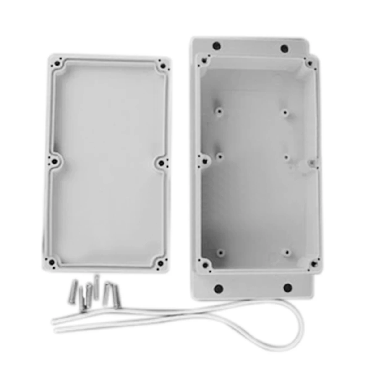 White Waterproof Plastic Enclosure Box Electric Power Junction Case 158mmx90mmx46mm with 6pcs Screws
White Waterproof Plastic Enclosure Box Electric Power Junction Case 158mmx90mmx46mm with 6pcs Screws