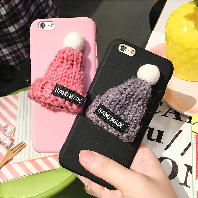 New cute 3D Hat Warm Fur Ball Phone silicone black Case for Samsung galaxy S8 S7 S6 edge plus note 8 J530 J730 J5 Back Cover Bag
New cute 3D Hat Warm Fur Ball Phone silicone black Case for Samsung galaxy S8 S7 S6 edge plus note 8 J530 J730 J5 Back Cover Bag