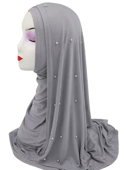 Quality Plain Color Beading Muslim Cotton Scarf Hijab Jersey Wraps Women's Veil Headscarf Islamic Long Shawl Headband 170x70cm
Quality Plain Color Beading Muslim Cotton Scarf Hijab Jersey Wraps Women's Veil Headscarf Islamic Long Shawl Headband 170x70cm