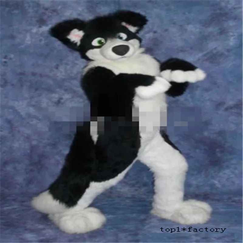 Halloween Carnival Advertising Long Fur Black Husky Mascot Costume Suits Wolf Fox Dog Cosplay Birthday Party Game Dress Adults
Halloween Carnival Advertising Long Fur Black Husky Mascot Costume Suits Wolf Fox Dog Cosplay Birthday Party Game Dress Adults