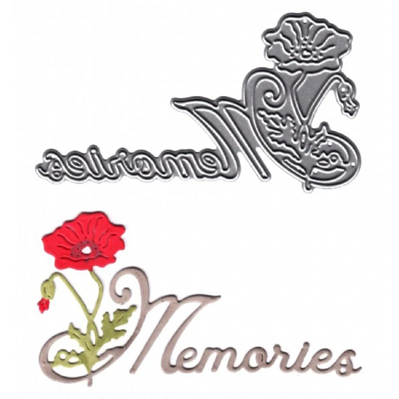 Flower Letters Memories Metal Cutting Dies Stencils for DIY Scrapbooking Album Decorative Embossing Paper Card Crafts Die Cut
Flower Letters Memories Metal Cutting Dies Stencils for DIY Scrapbooking Album Decorative Embossing Paper Card Crafts Die Cut