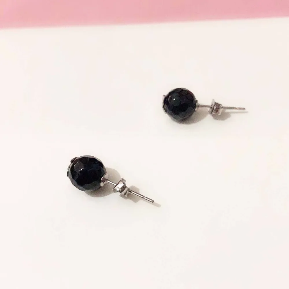 Women Stainless silver color black agates stone gems cute tiny small Animal stud earrings Jewelry Party Gift mujer osos
Women Stainless silver color black agates stone gems cute tiny small Animal stud earrings Jewelry Party Gift mujer osos