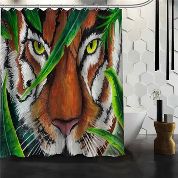 Pop Hot Latest New arrival Tiger Bath Curtain Custom Mondern Polyester Fabric Shower Curtain Print
Pop Hot Latest New arrival Tiger Bath Curtain Custom Mondern Polyester Fabric Shower Curtain Print