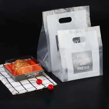 50pcs Disposable Food Packing Bag Dessert Cake Bread Takeaway Packing Handbags Baking Packing Tools One-off TakeOut Food Bags
50pcs Disposable Food Packing Bag Dessert Cake Bread Takeaway Packing Handbags Baking Packing Tools One-off TakeOut Food Bags