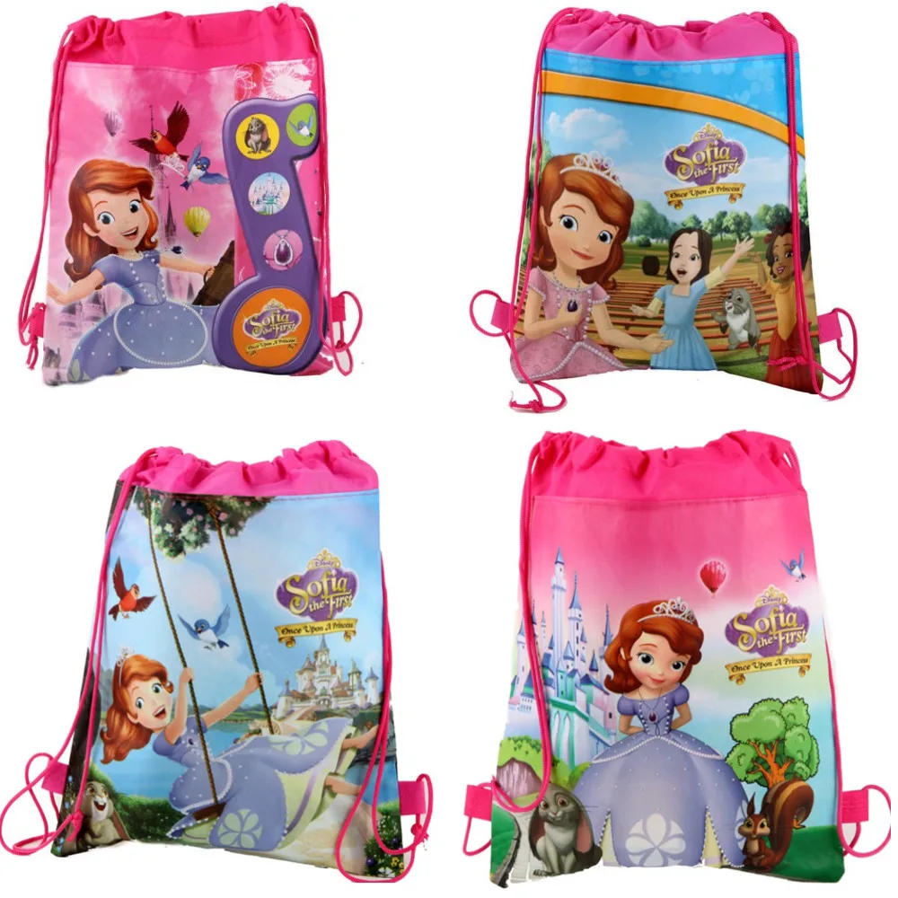 24pcs happy birthday kids Sofia princess Gifts Bag Non-woven Fabric party decoration Backpack bag
24pcs happy birthday kids Sofia princess Gifts Bag Non-woven Fabric party decoration Backpack bag