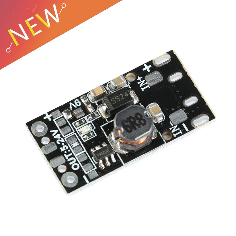 8W DC-DC 5V To 12V Step up Module Power Regulator Supply Module 8W 5V 12V 9V Boost Board Electronic DIY PCB
8W DC-DC 5V To 12V Step up Module Power Regulator Supply Module 8W 5V 12V 9V Boost Board Electronic DIY PCB
